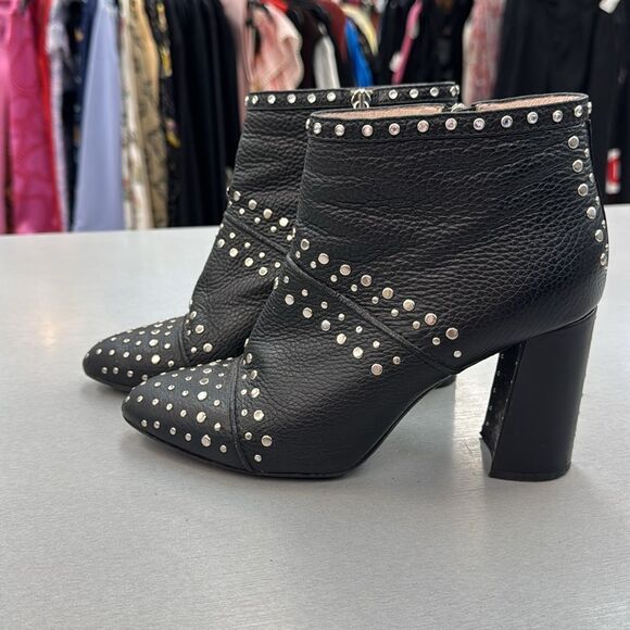 Lanvin Black Studded Ankle Boots - Picture 2 of 12